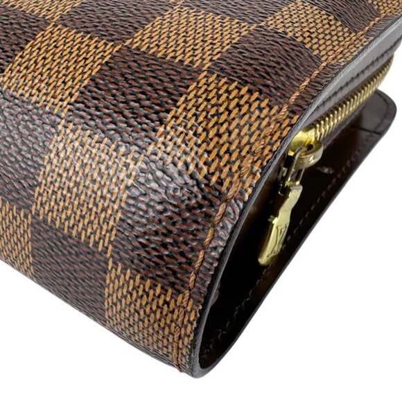 Auth LOUIS VUITTON Damier Ebene Saint Louis Clutch Bag Brown N51993 - z3432 - Picture 6 of 13